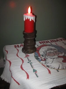 Vintage Empire Plastics 1969 Blow Mold Candle Candlestick 12” #2 - Picture 1 of 6
