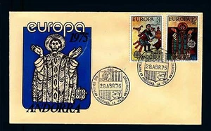 SPANISH ANDORRA - ANDORRA SPAGNOLA - 1975 - Europa. FDC Gemälde - Bild 1 von 1