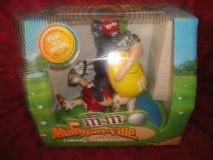 M&M Mars Mulligan-Ville Red & Yellow Golfing Candy Dispenser WITH Candy IOB - Picture 1 of 8