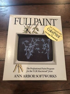 Vintage Software Fullpaint for The Apple 512k Macintosh - Picture 1 of 3