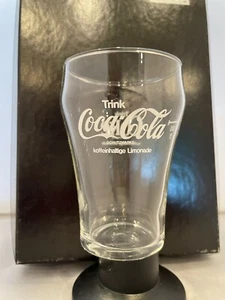 Publicidad de vidrio vintage Coca Cola alemana 6 OZ promocional  - Imagen 1 de 4