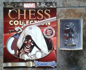 Marvel Chess Collection #18 Taskmaster Black Pawn Resin Figure & Magazine - Picture 1 of 2