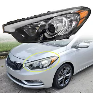 For 2014 2015 2016 Kia Forte LX EX Forte5 Koup Headlight Assembly Left Driver - Picture 1 of 7