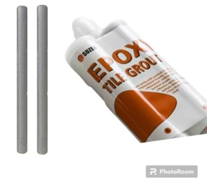 SILVER  GREY Mould Resistant  Epoxy Grout As seen on TIKTOK UK FAST SHIPPING - Picture 1 of 6