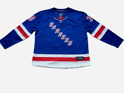Henrik Lundqvist New York Rangers NHL Auth Fanatics Home Blue Jersey Cover