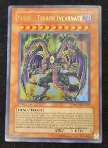 Yugioh Yubel - Inkarnierter Terror PTDN-DE007 Ultimate Rare 1. Auflage LP - Bild 1 von 8