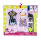 2016 Barbie Set Pack Of 2 Outfits Skirt Top Dress Accessories Shelf Wear