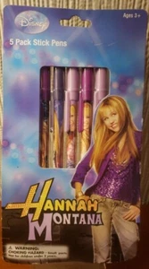 Disney Channel Hannah Montana Stickstifte - 5er-Pack Miley Cyrus Sängerin Kind Schauspielerin - Bild 1 von 3