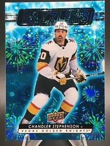 2023-24 Upper Deck Series 1 Chandler Stephenson Dazzlers Blue Card #DZ-13 - Picture 1 of 5