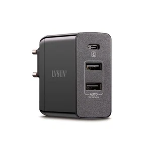 Station de Recharge Ultra-Rapide 45 Watts 2 Ports USB-A et 1 Port USB-C PD 3.0 e - Imagen 1 de 4