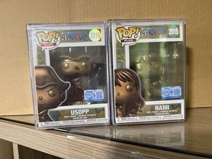Funko Pop Usopp And Nami Bronze Statue IN HAND Plus Bonus Funkos Free Shipping! - Bild 1 von 6