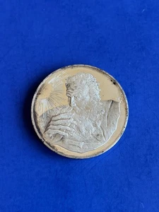 1970 Franklin Mint Sterlingsilber PP Medaille Geschichte des jüdischen Volkes ABRAHAM - Bild 1 von 2