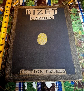 Vtg. HC CARMEN Oper in 4 Akten von Georges Bizet fur Pianoforte EDITION PETERS - Bild 1 von 21