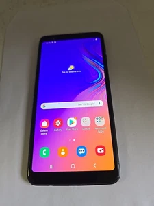 Samsung Galaxy A7 (2018) SM-A750 - 64GB - Black (Unlocked) CRACKED BACK (DK672) - Picture 1 of 11