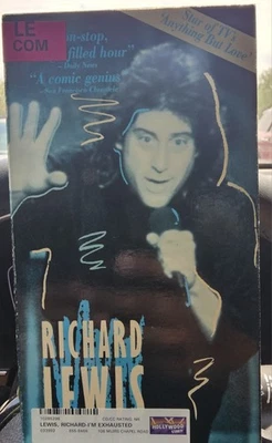 RICHARD LEWIS "I'm Exhausted" Stand-Up Comedy 1988 VHS HBO - Image 1 of 2
