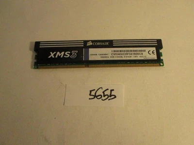 Corsair XMS3 CMX4GX3M1A1600C9 4GB PC3-12800 1600Mhz DDR3 DESKTOP MEMORY RAM 5655 - Image 1 of 2