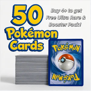 Lote a granel de 50 cartas Pokémon - - Paquete misterioso - Envuelto en regalo - Imagen 1 de 4