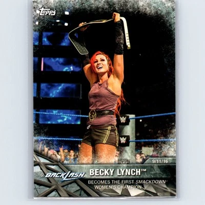 2017 Topps WWE Women's Division Becky Lynch #WWE-5 WWE Matches and Moments - Image 1 of 2
