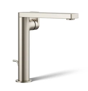 Grifo de lavabo de baño Kohler 73168-4-BN compuesto alto de una sola manija níquel cepillado - Imagen 1 de 1