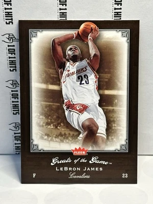 2005-06 Fleer Greats Of The Game #53 LeBron James Cavaliers - Image 1 of 2