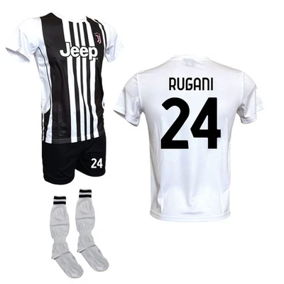 Kit Maglia Rugani 24 Juventus Pantaloncino Nero e Calzettoni 25-26 ufficiale - Immagine 1 di 4