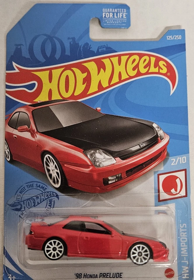 2020 Hot Wheels #2/10 '98 Honda PRELUDE Collector # 125/250 HW J-Imports - Image 1 of 1