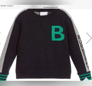 Kids Burberry Used wool sweater. 10Years - Picture 1 of 8