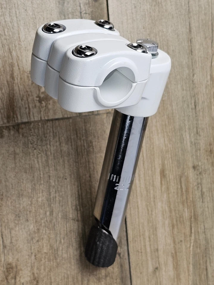 BICICLETA DE ALEACIÓN 13/16" 21,1 MM OS BMX 4 PERNOS PLUMA VÁSTAGO BICICLETA DE COLECCIÓN SCHWINN CRUSIER Foto 1 de 4