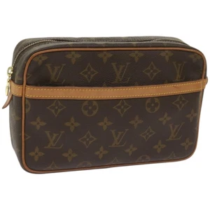 LOUIS VUITTON Monogram Compiegne 23 Clutch Bag M51847 LV Auth am5781 - Picture 1 of 20