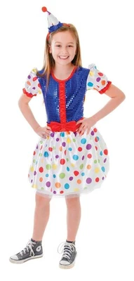 Bristol Novelty CC117 Clown Costume   For Kids   Multicolor Accessory, Age 4-6 Y - Image 1 of 2