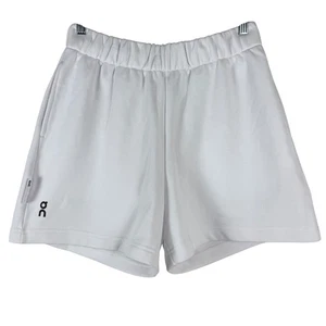 ON Cloud Club Shorts Womens Medium White Pockets Running 1W10740069 NEW - Picture 1 of 10