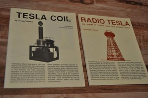 TESLA BOOKLETS Radio Tesla, Tesla Coil -George Trinkaus HOW TO INSTRUCTIONS - Picture 1 of 2