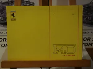 Manuale Ferrari F40 (modello versione USA 1990). - Foto 1 di 1