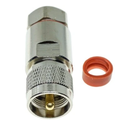 UHF Male PL259 For FSJ4-50B Andrew 1/2" Superflex Replaces Andrew 44ASP Cable - Image 1 of 4
