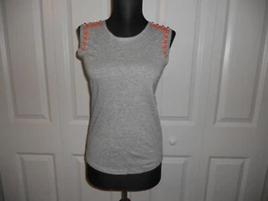 NUEVO CON ETIQUETAS J.CREW PIEDRA MIXTA MUSCLE TOP EN GRIS TALLAS XXXS, S, M, L - Imagen 1 de 26