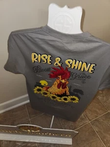 Simply Southern SMALL short Sleeve Brand new w/tags. Gray  Closeout design  - Picture 1 of 3