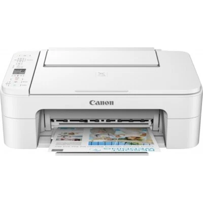Stampante Multifunzione A4 ink-jet Wi-Fi USB Scanner Canon PIXMA TS3351 Bianca - Immagine 1 di 4