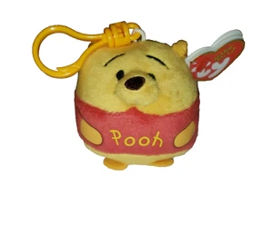 Ty Beanie Ballz WINNIE the Pooh Key Clip 2.5" NEW MWMTs Plush Stuffed Animal Toy - Picture 1 of 6