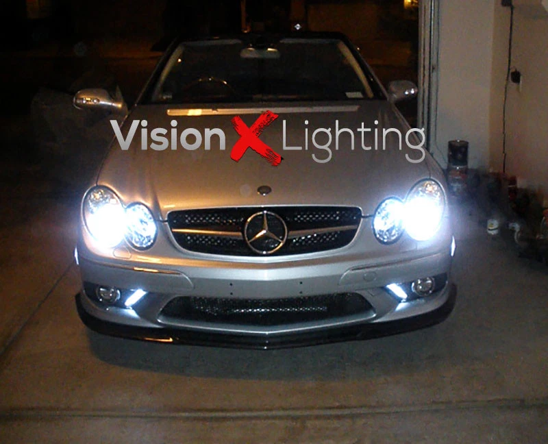 Mercedes CLK W209 2003-2009 Upgrade Bulbs H7 LED 300% Bright 6000lm White Canbus - Image 1 of 1