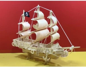 Pirateology 170 Holzbaukasten Mutiges Abenteuer Pirat 🏴☠️ Schiff Puzzle - Bild 1 von 6