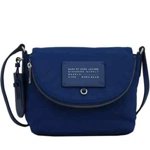 Marc by Marc Jacobs Preppy Legend Natasha Nylon Crossbody Bag- True Blue - Picture 1 of 5
