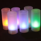 Rechargeable Multicolored LED Flameless TEA Lights Candles Christmas party Decor