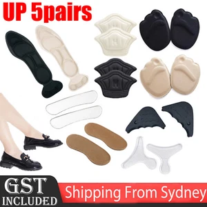 1-5pairs Heel Insole Heel Protectors Heel Pads Shoe Liner Shoe Inserts Heel Grip - Picture 1 of 25