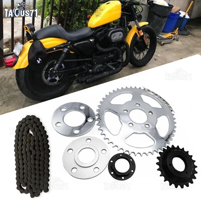 Kit de conversión de piñón de transmisión por cadena para Harley Sportster 2004-2023 Foto 1 de 4