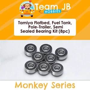 Tamiya Flatbed, Fuel Tank, Pole-Trailer, Semi - 8 Pcs Rubber Sealed Bearings Kit - Picture 1 of 2