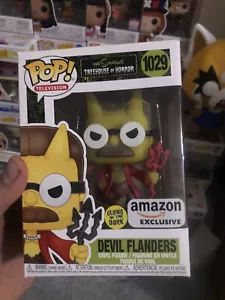 Funko POP! Exclusive Simpsons Devil Flanders Glow in the Dark #1029 - Picture 1 of 5