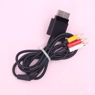 Genuine Official Microsoft XBOX 360 Composite AV Cable [X821376-001] - Image 1 of 3