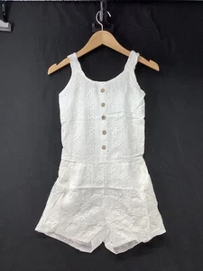 Vintage Havana Girls White Romper Size Large - Picture 1 of 13