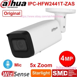 Dahua IPC-HFW2441T-ZAS 4MP 5xZoom Starlight WizSense IP Bullet Camera IR60m SMD+ - Picture 1 of 5