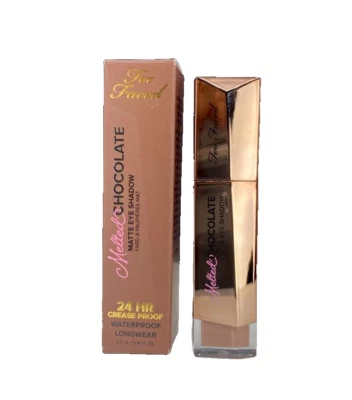 Too Faced Matte Eye Shadow Melted Chocolate Warm & Fudgy Waterproof 0.16 oz NIB - Image 1 of 4